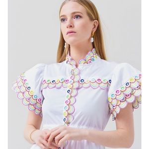 Like new CeliaB Malik dress white 🌈